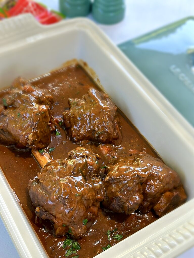 Beer Braised Lamb Shanks